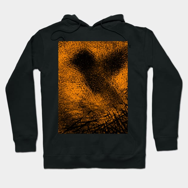 Bird Flying the Nest Abstract Hoodie by kerimeart